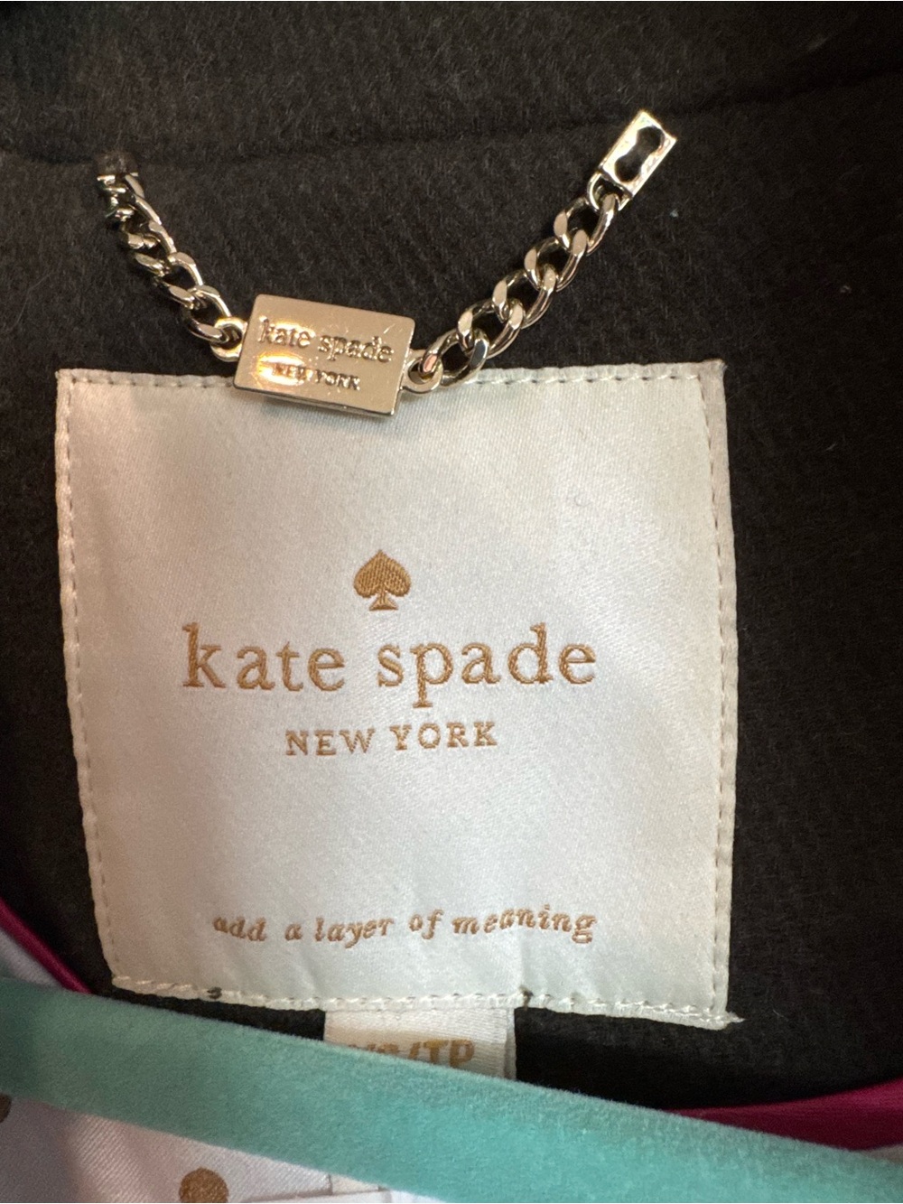 Kate Spade olive Double-Breasted Wool Coat - Women's - Picture 4 of 4